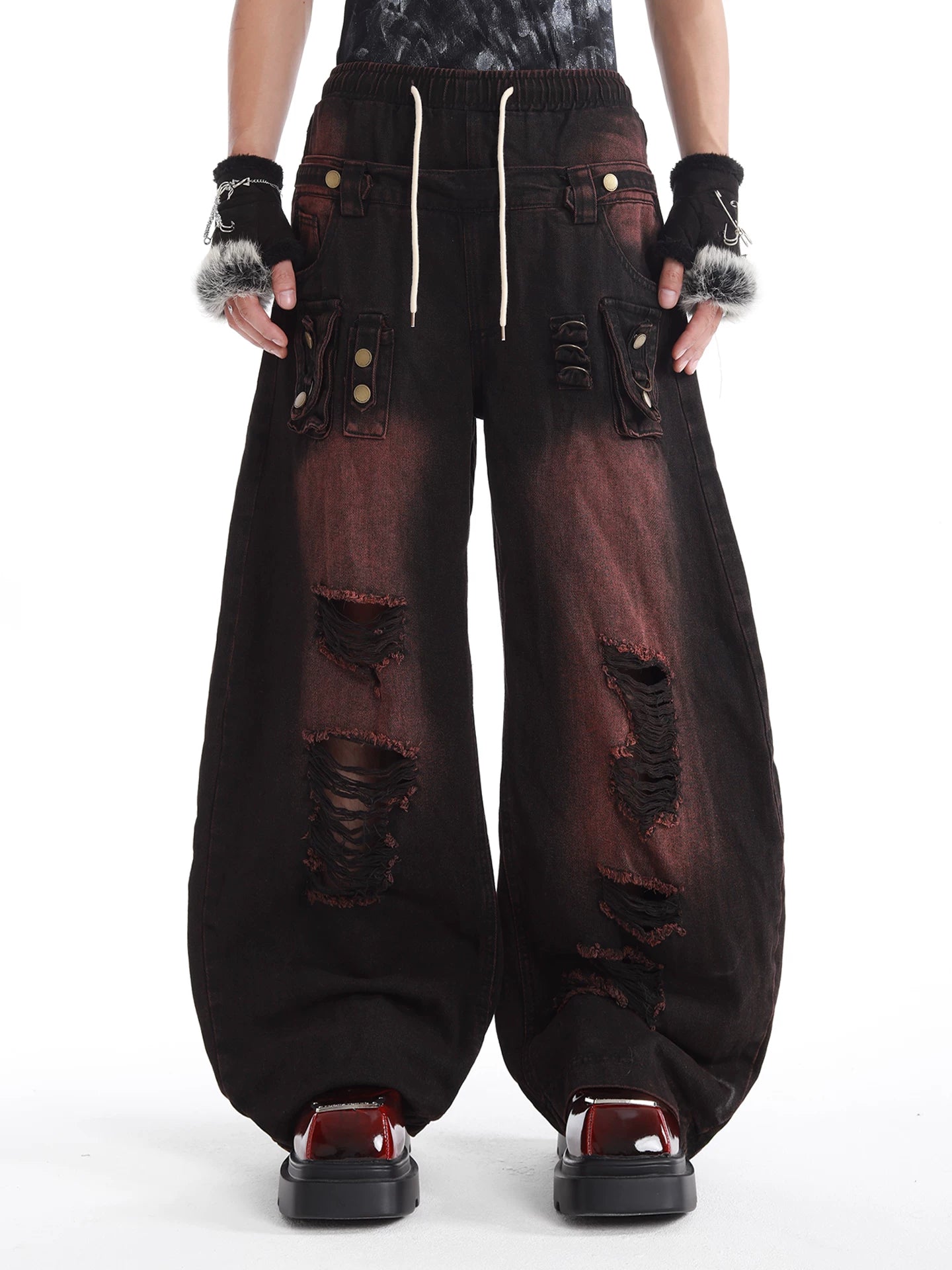 Riot Relic Distressed Denim Pants