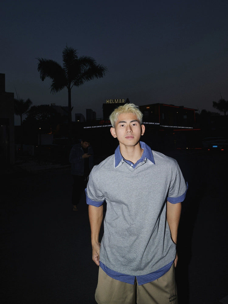 Layered Look Polo Shirt