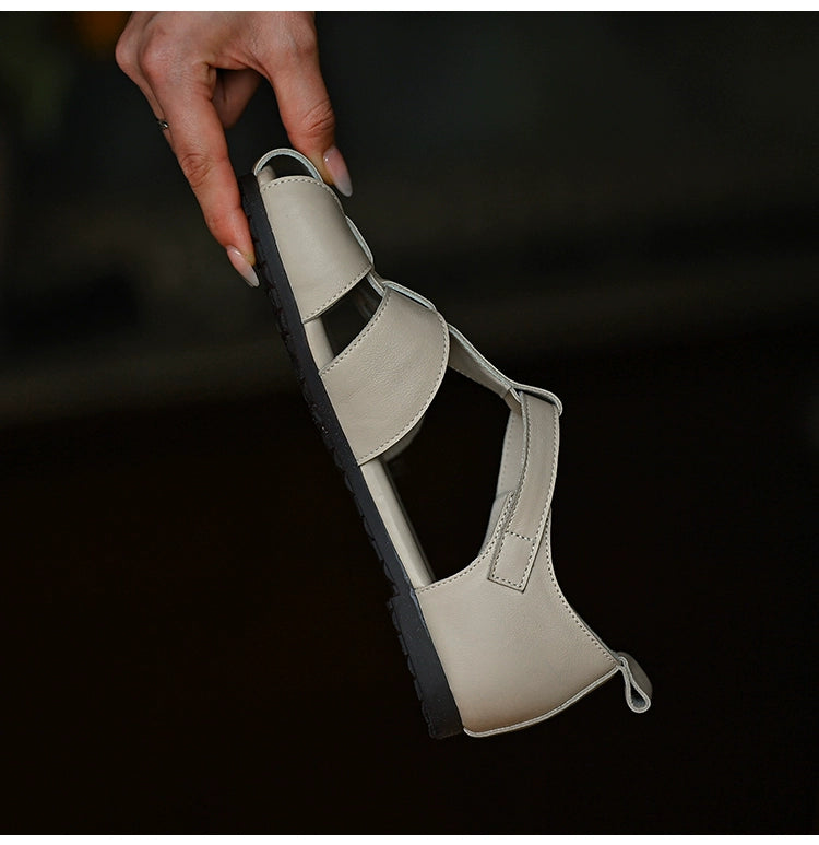 Ivory Petal Cutout Sandals