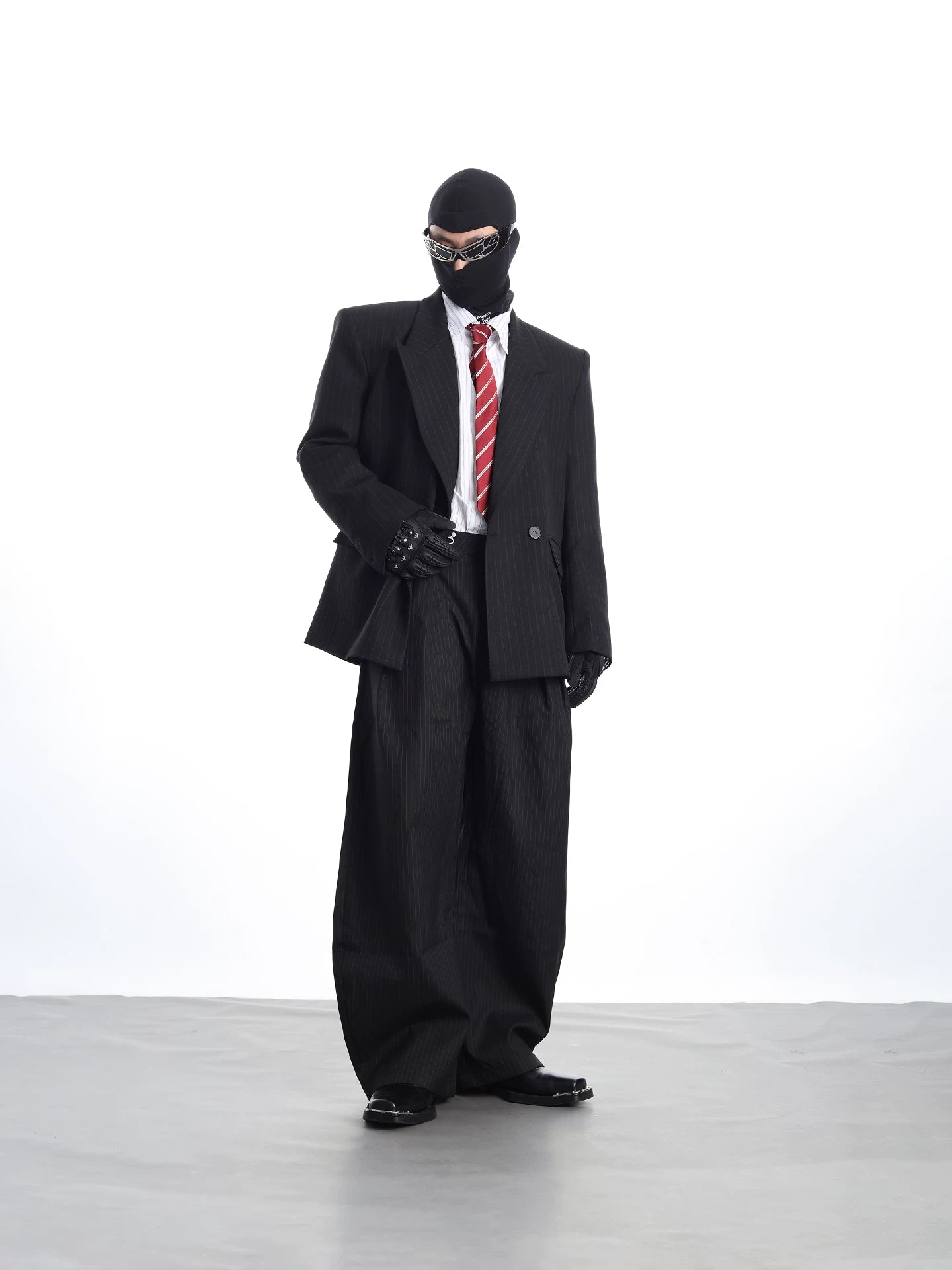 Midnight Syndicate Pinstripe Blazer