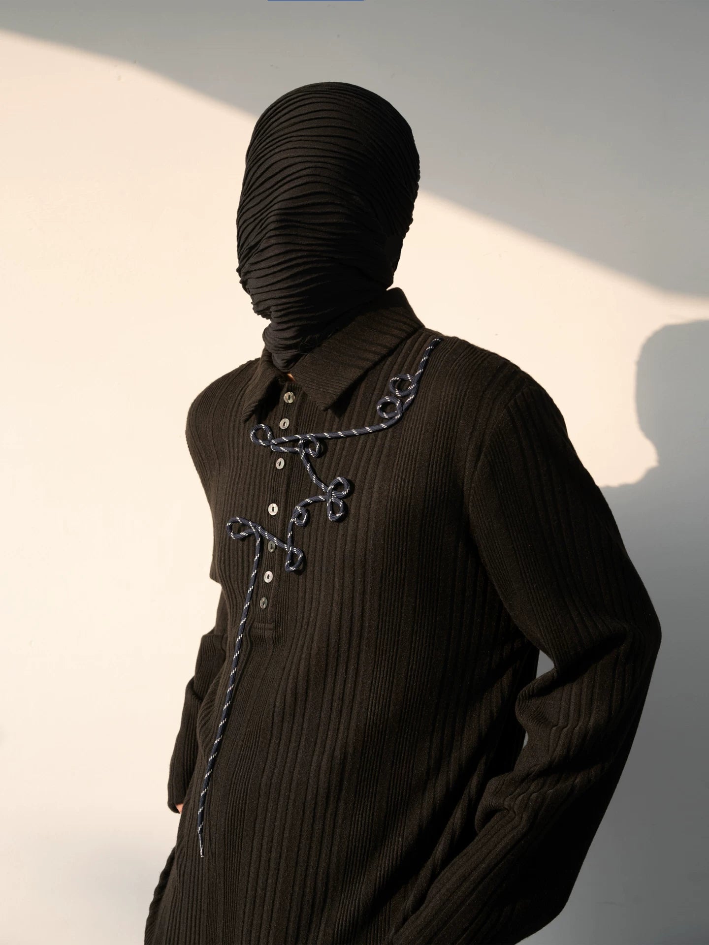Twilight Script Ribbed Knit Overshirt