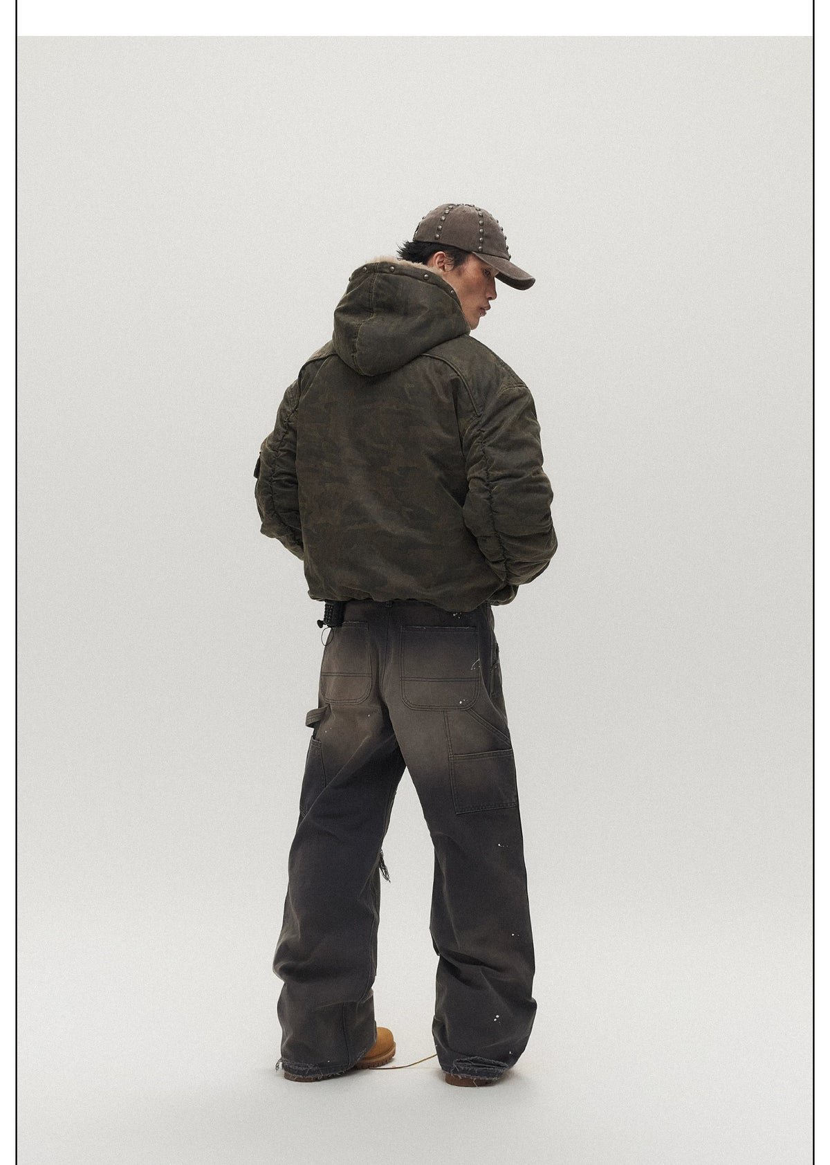 Dustland Sherpa-Lined Camo Hooded Jacket