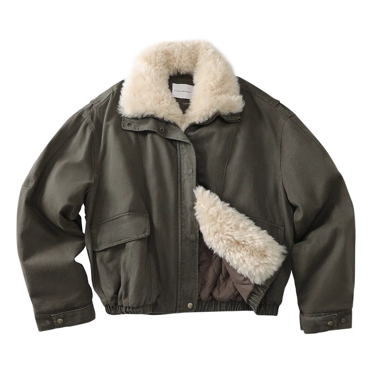 Prairie Haven Shearling Utility Jacket