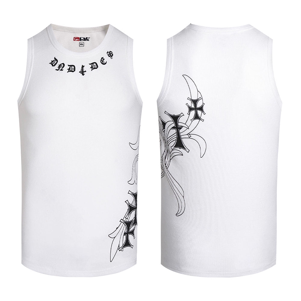 Gothic Letter Tattoo Tank Top