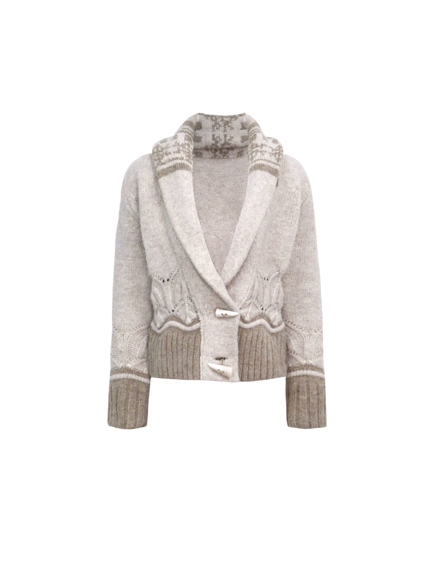 Frosted Chalet Knit Blazer