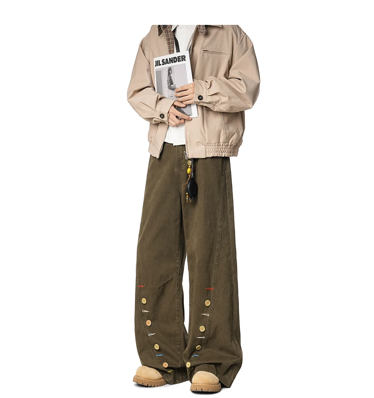 Patchline Carnival Wide-Leg Jeans