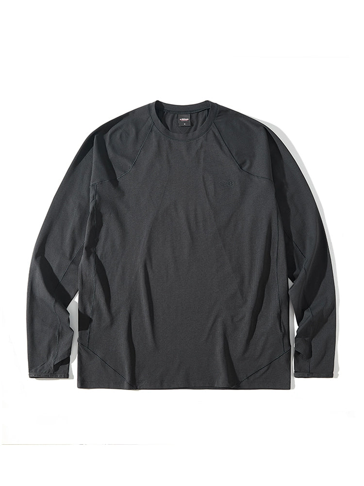 Textured Crewneck Performance Sweatshirt