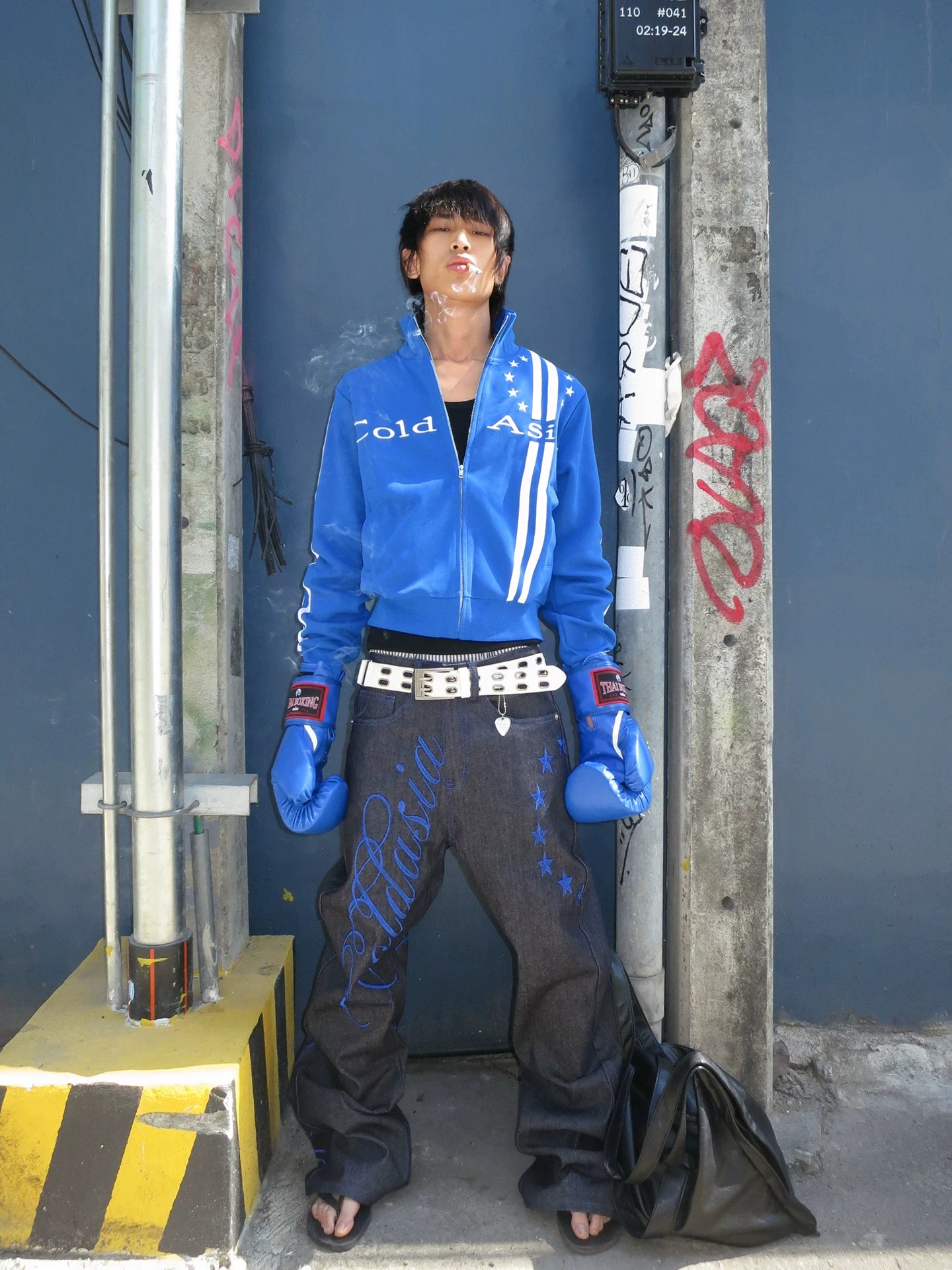 Midnight Script Flare Jeans