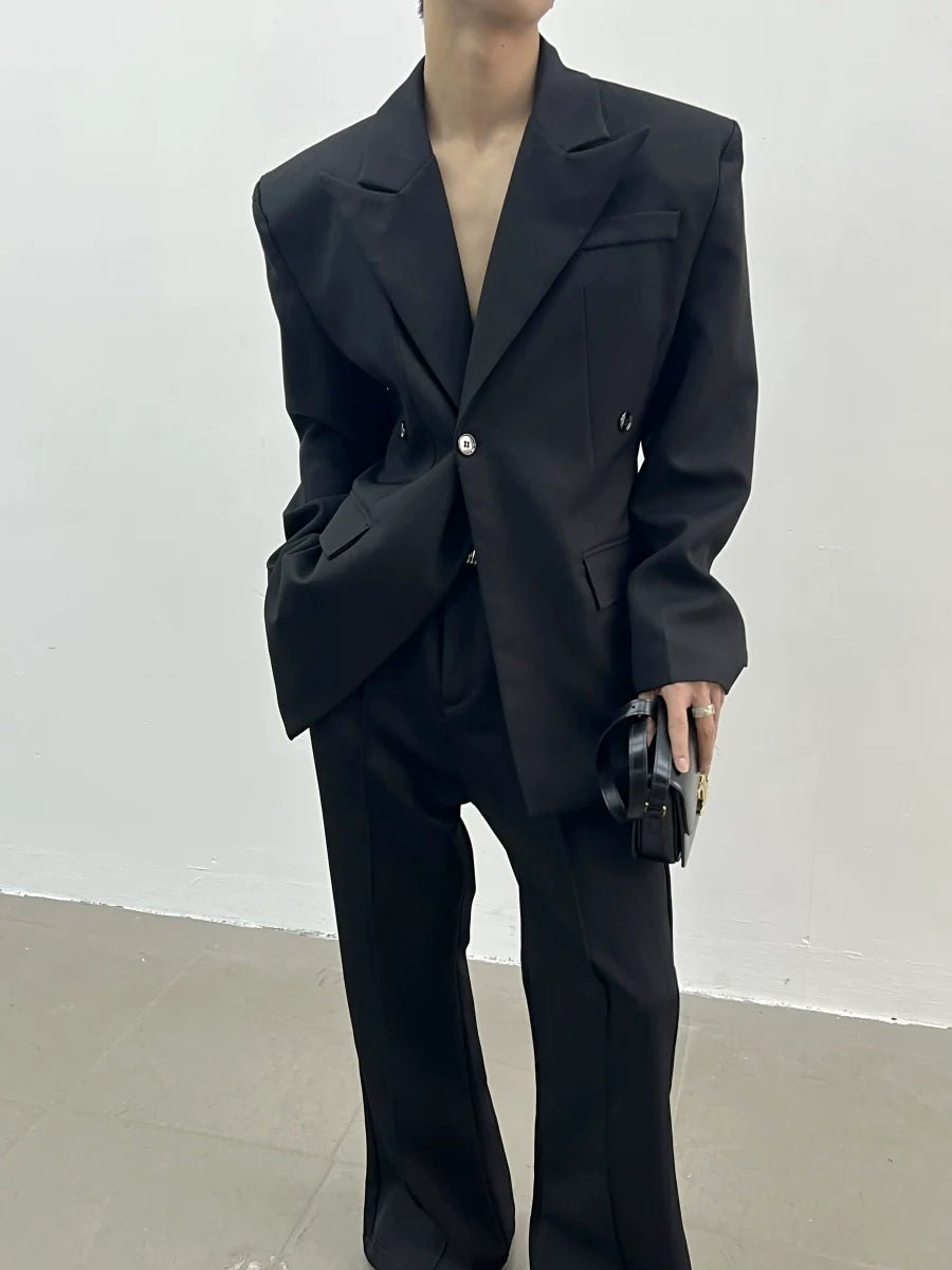 Noir Vanguard Double Breasted Blazer