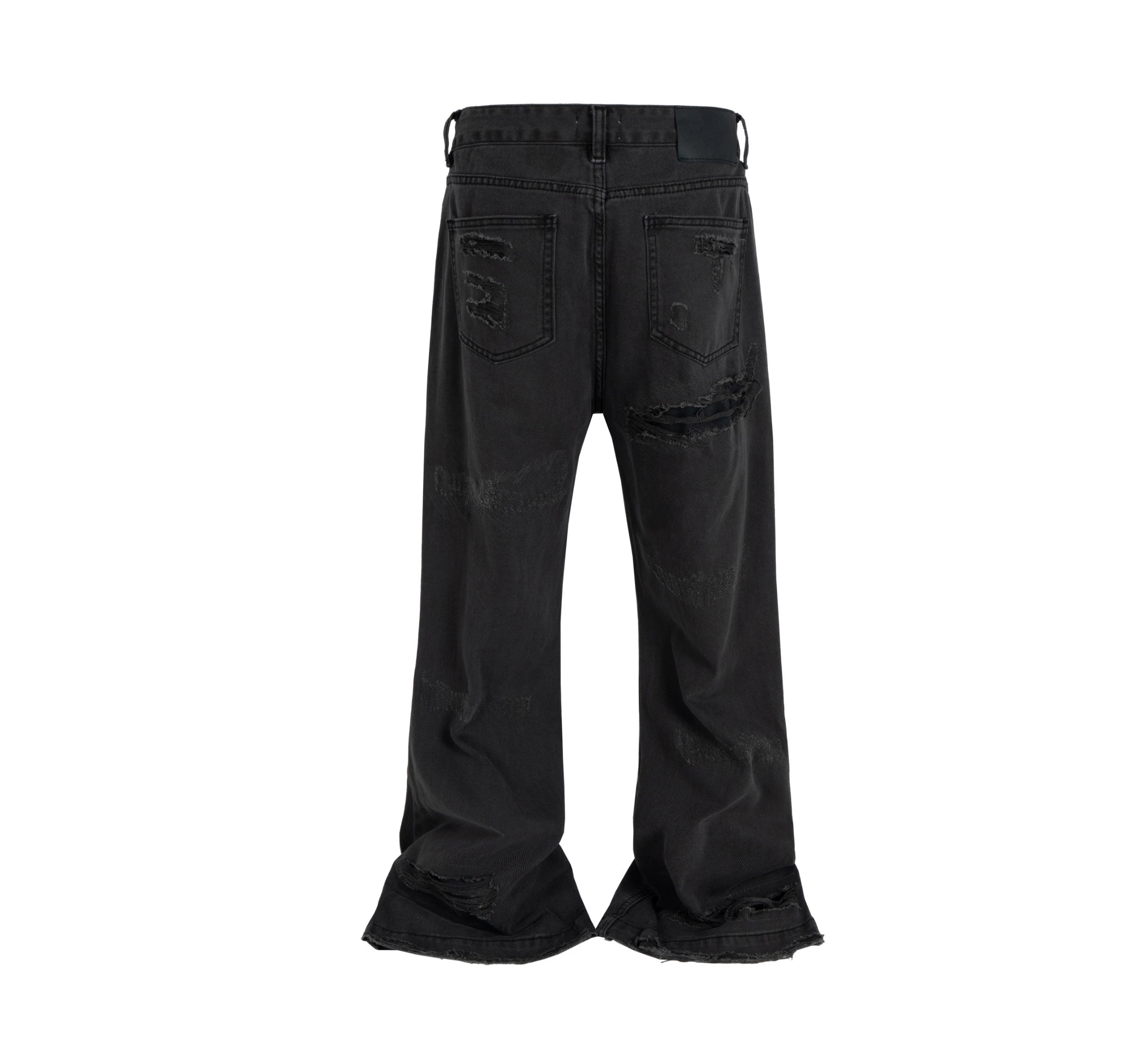 RuinForge Stacked Destroyed Jeans