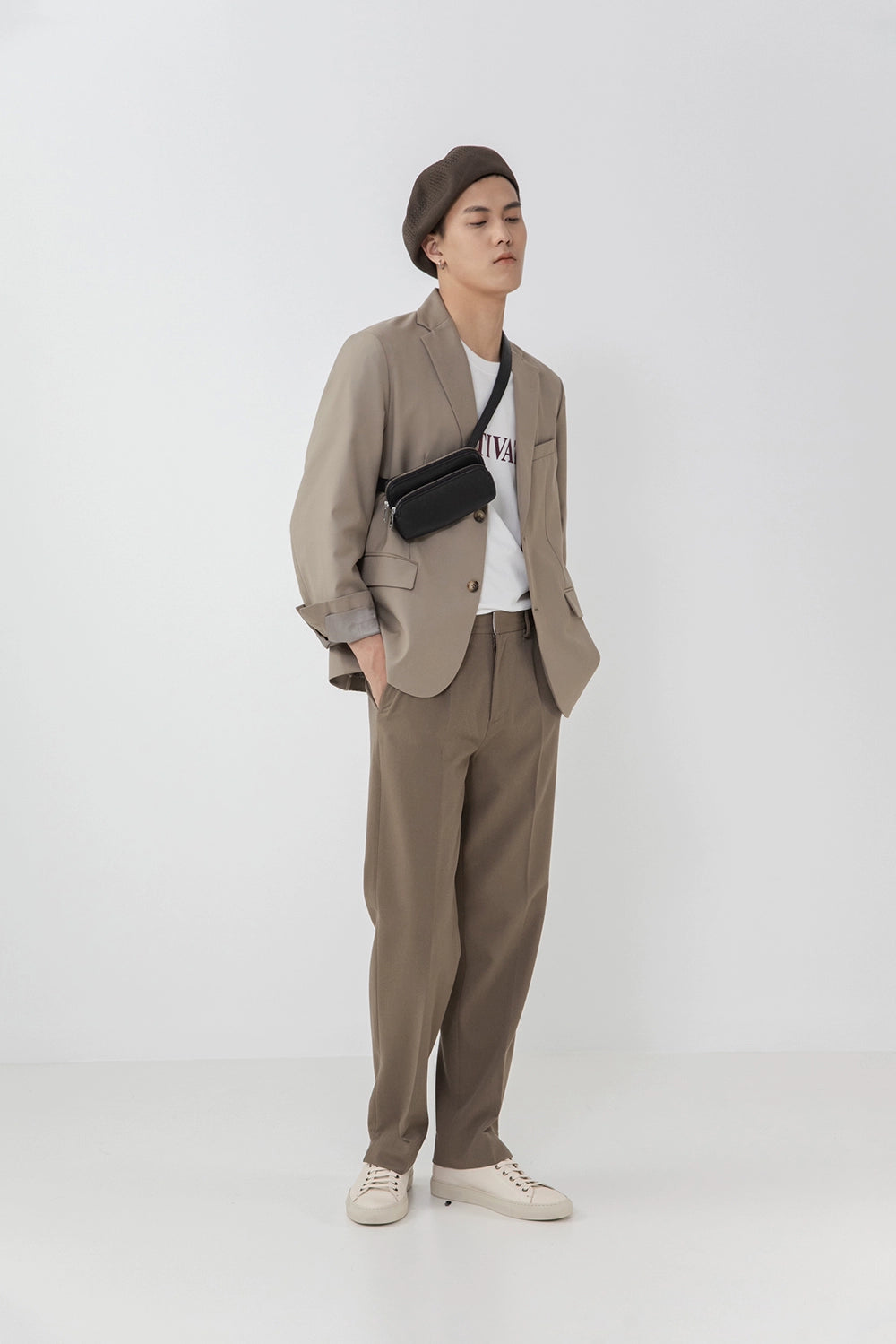 Split Hem Straight Pants