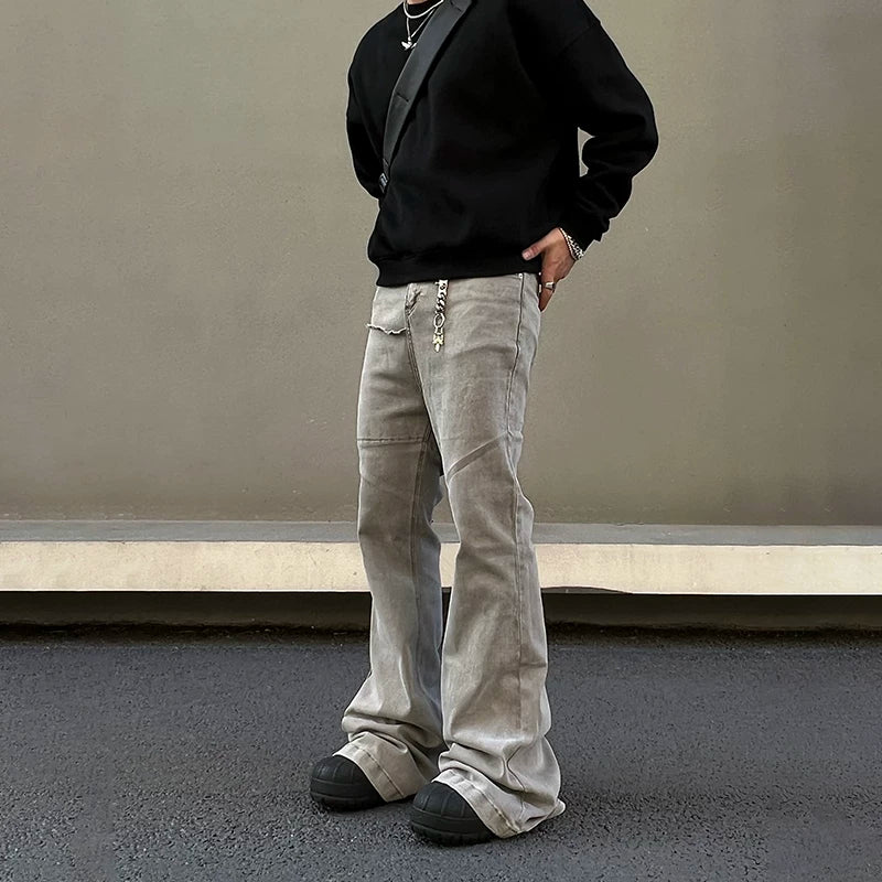 Ashfade Panel Flare Jeans