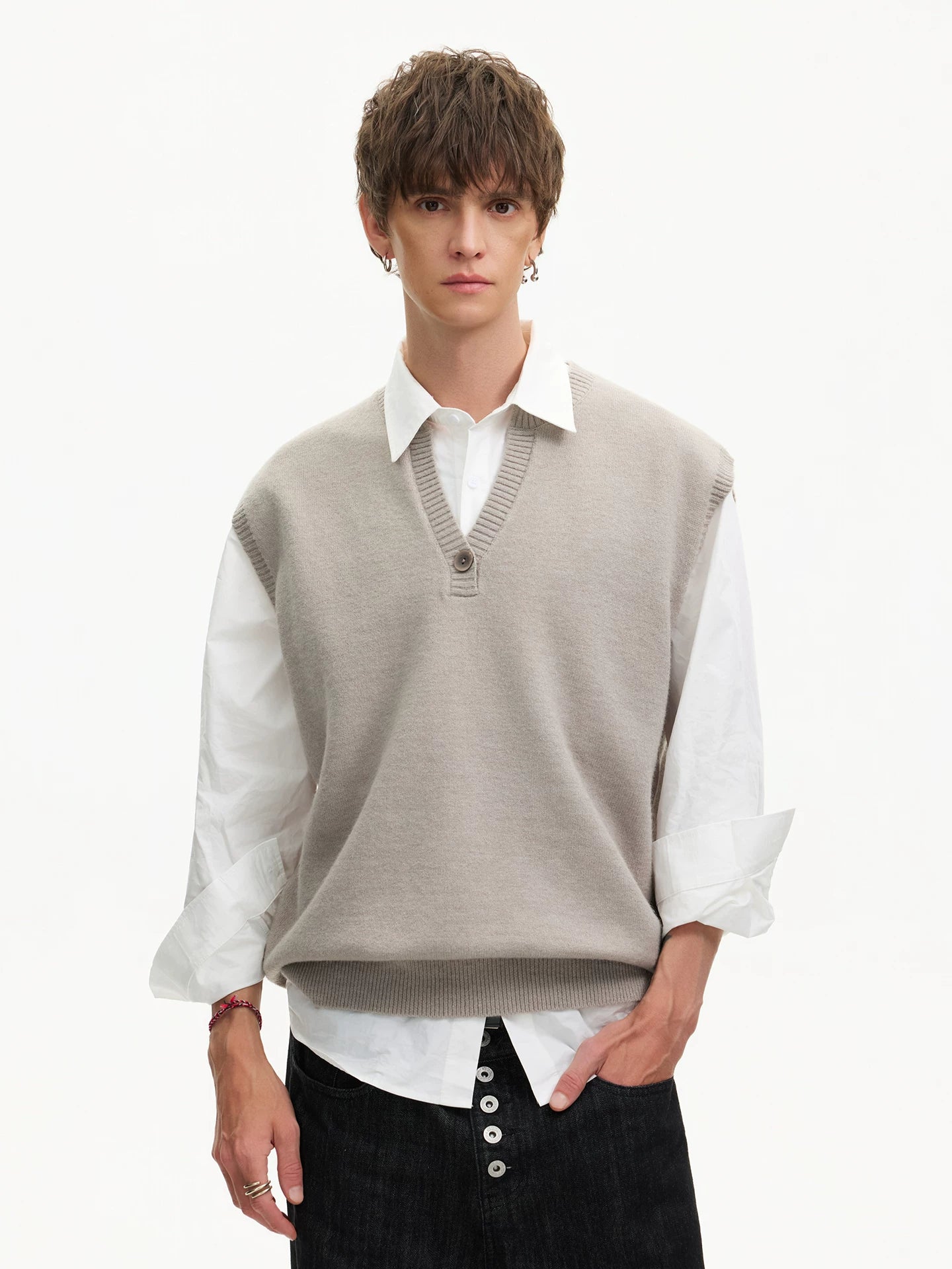 Stone Harbor Henley Knit Vest