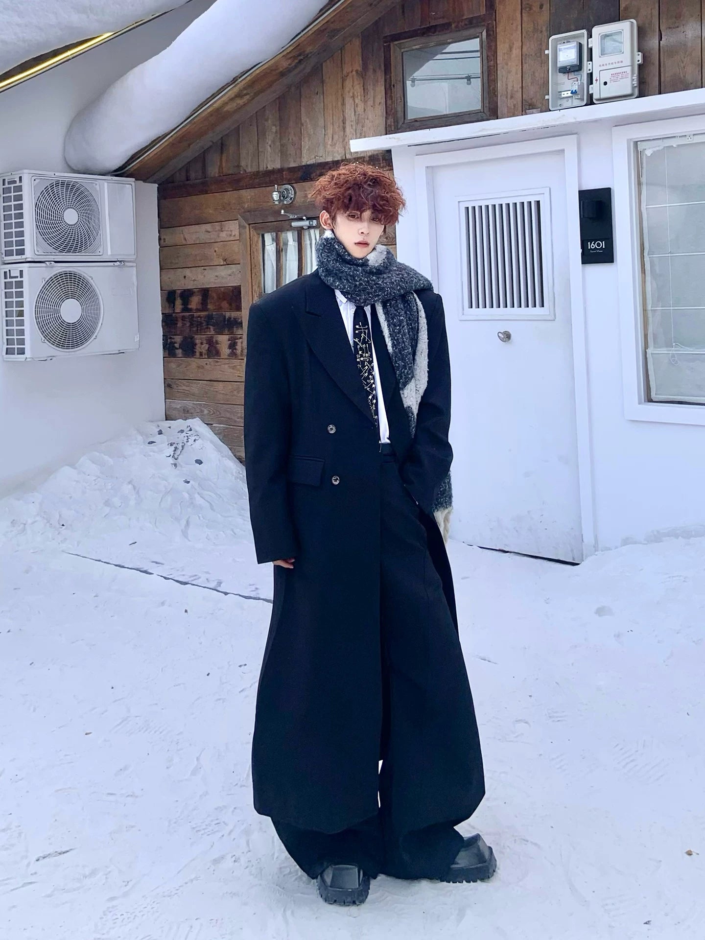 Noir Glacier Alpine Overcoat