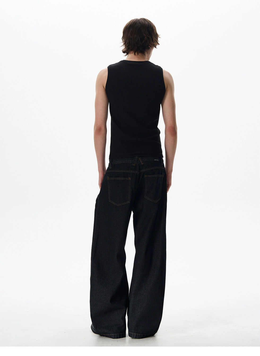Slim Sleeveless Henley Tank Top