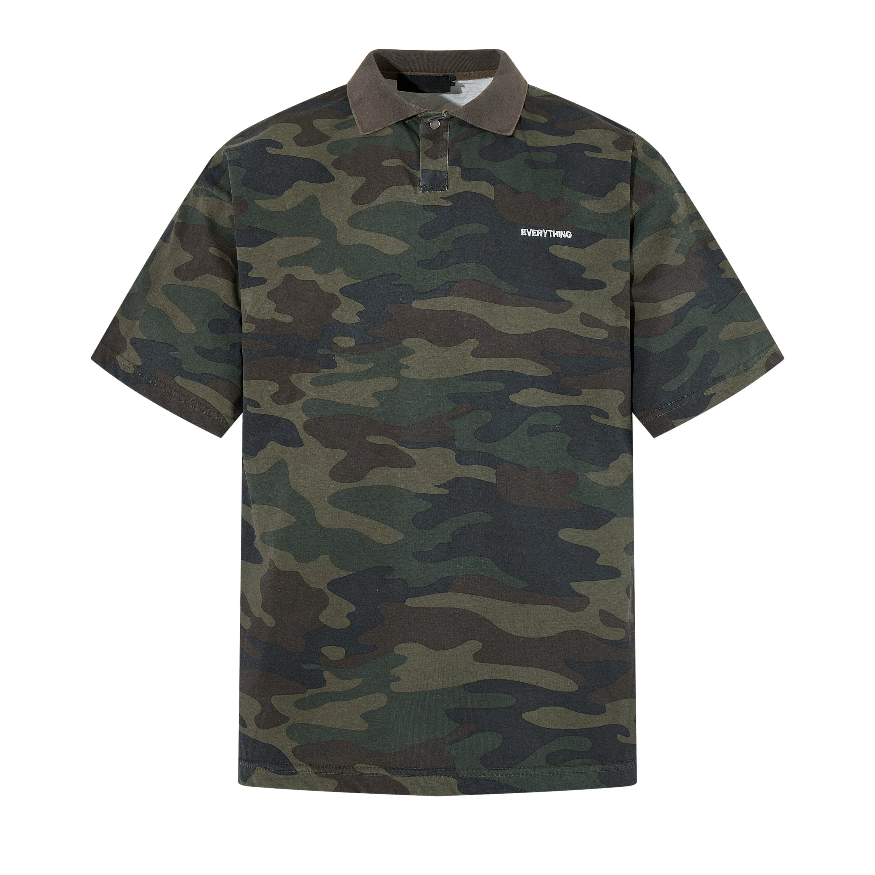 Evergreen Camo Everything Polo Tee