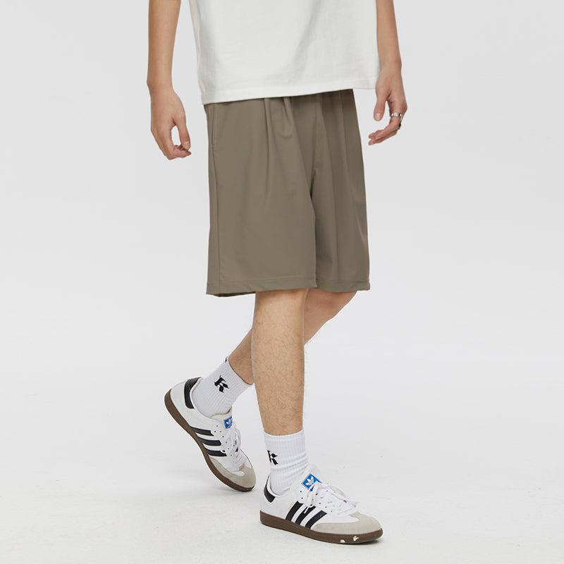Loose Fit Solid Color Shorts - chiclara