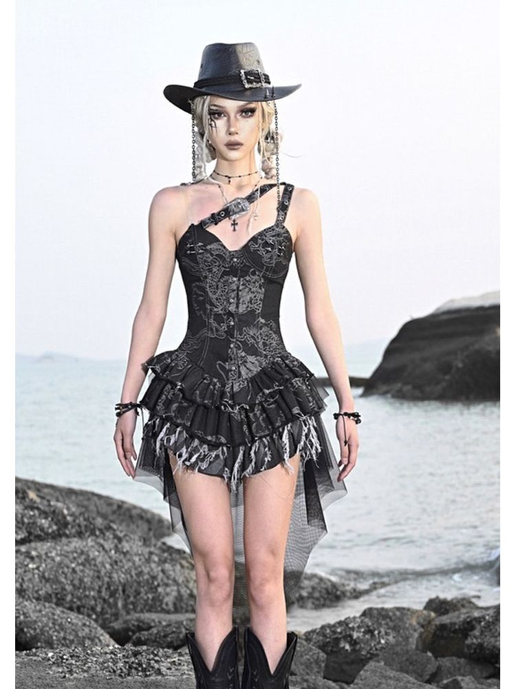 Dragon Gothic Corset Dress