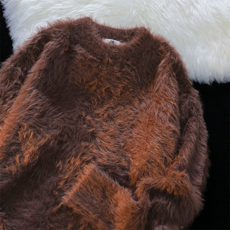 Cozy Fuzzy Knit Sweater Collection