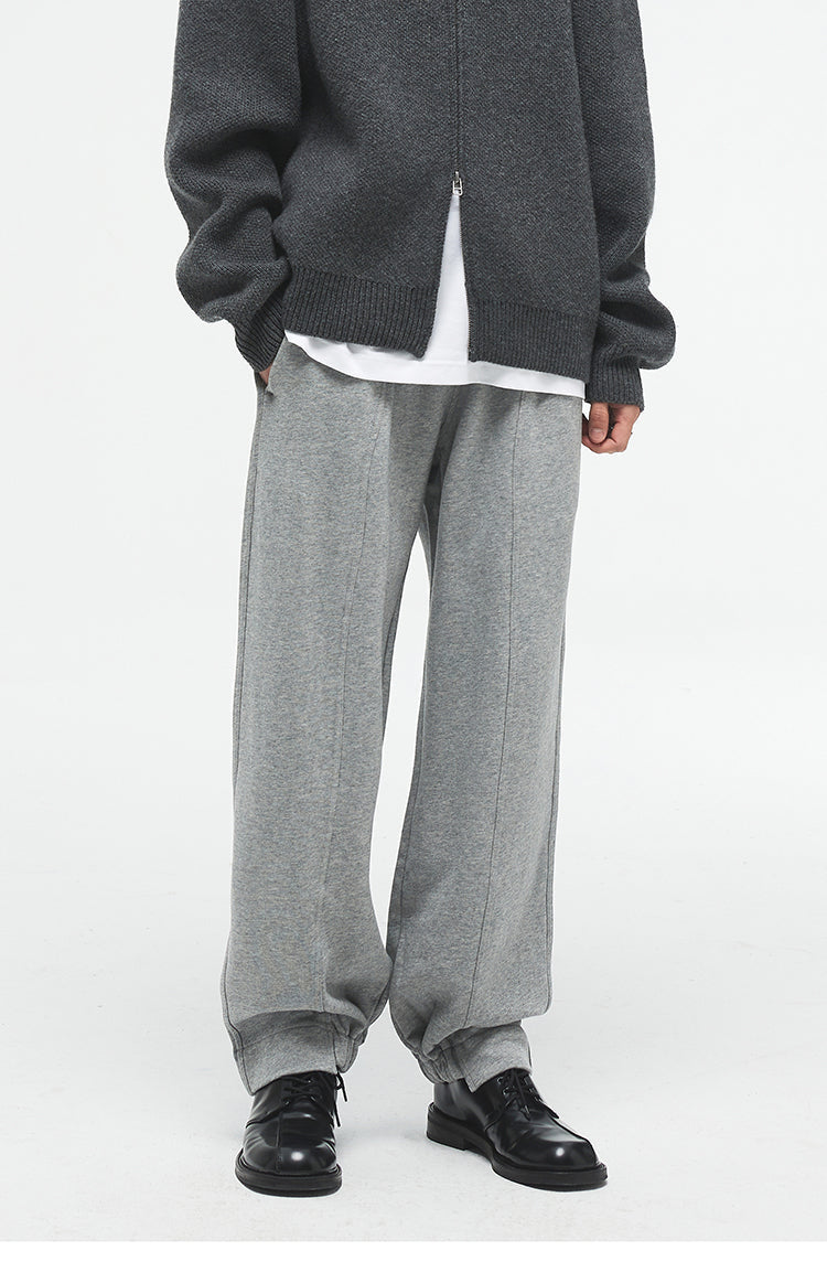 Relaxed Pin-Tuck Sweatpants