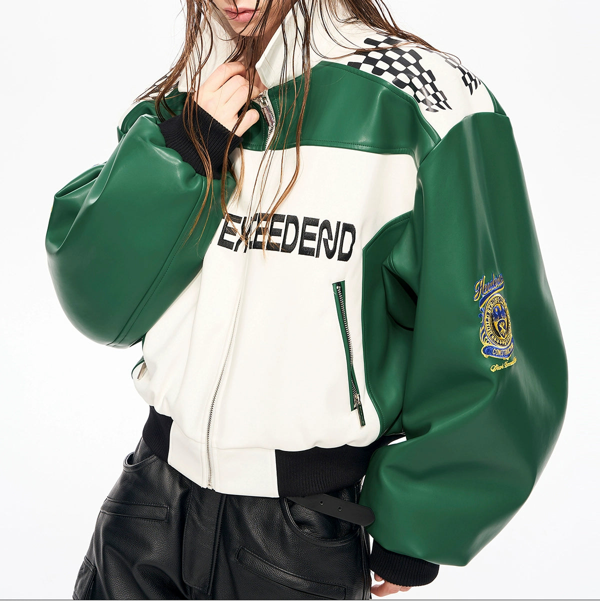 Victory Circuit Moto Varsity Jacket