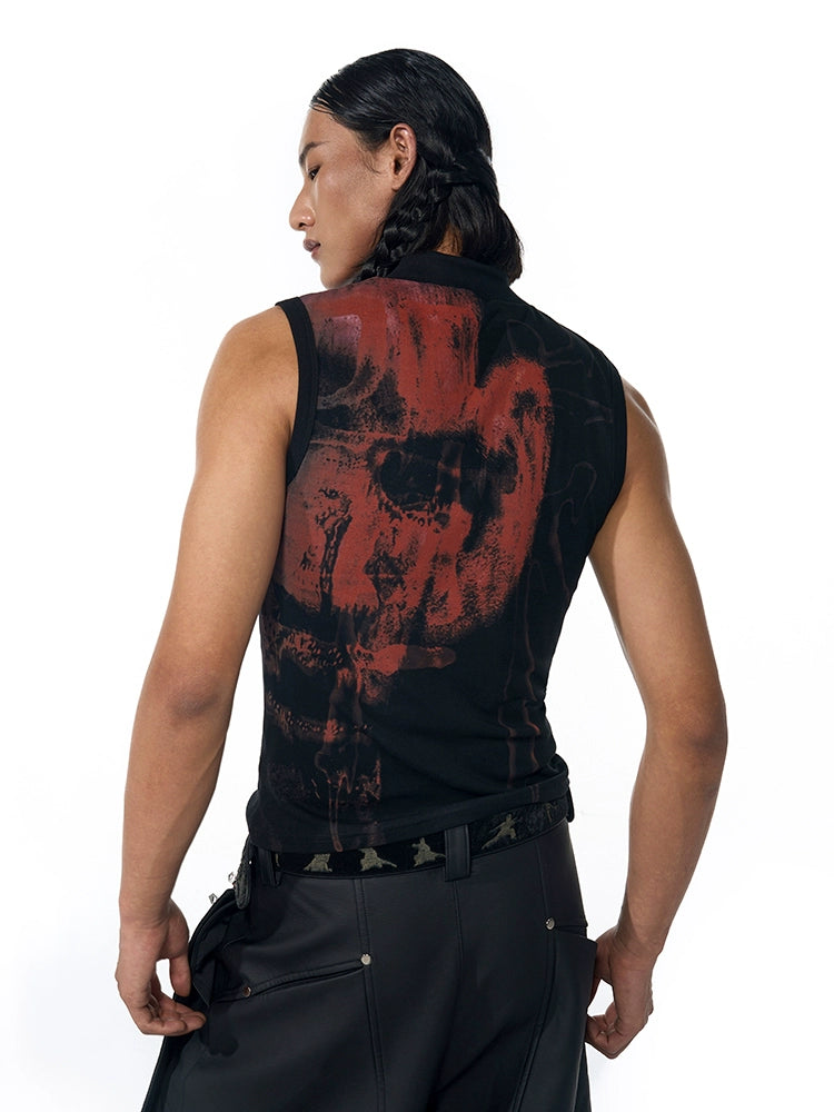 Gradient Sleeveless Vest