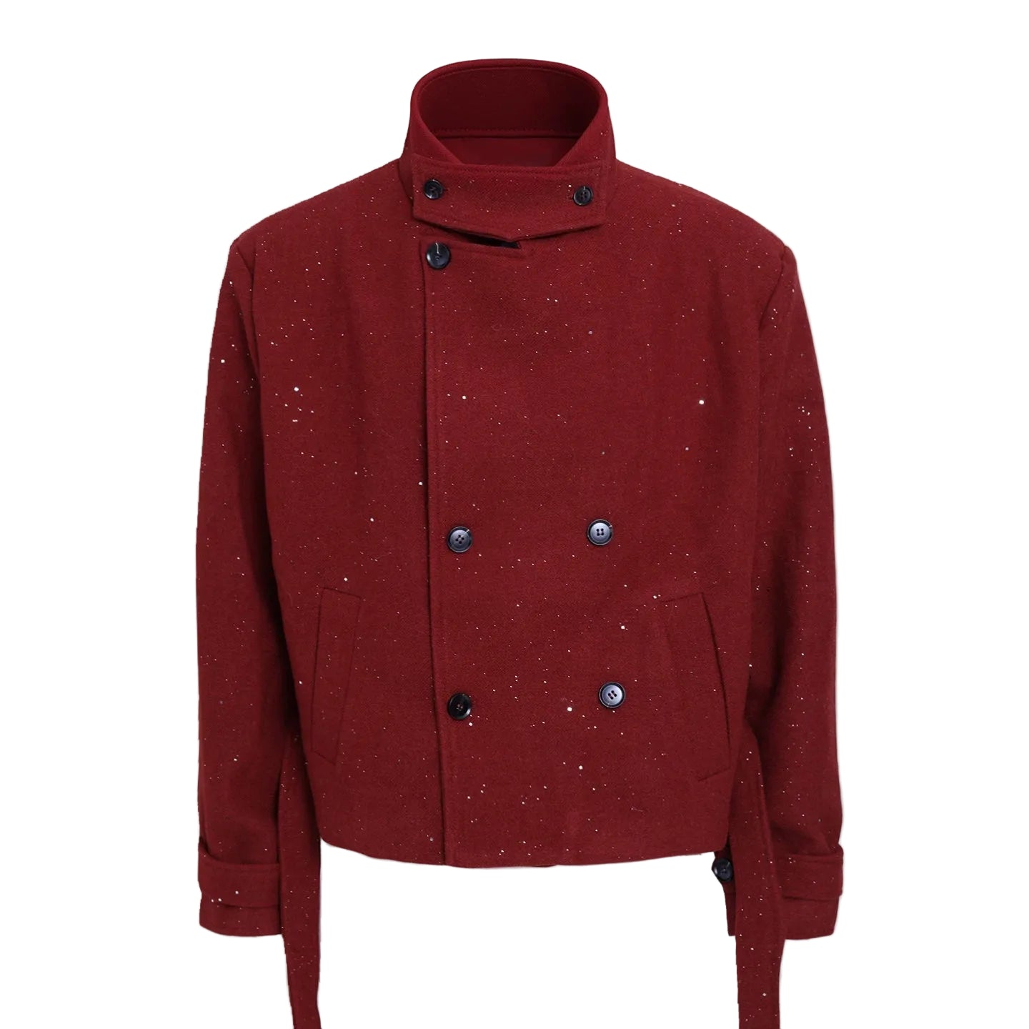 Ember Speckled Officer Coat