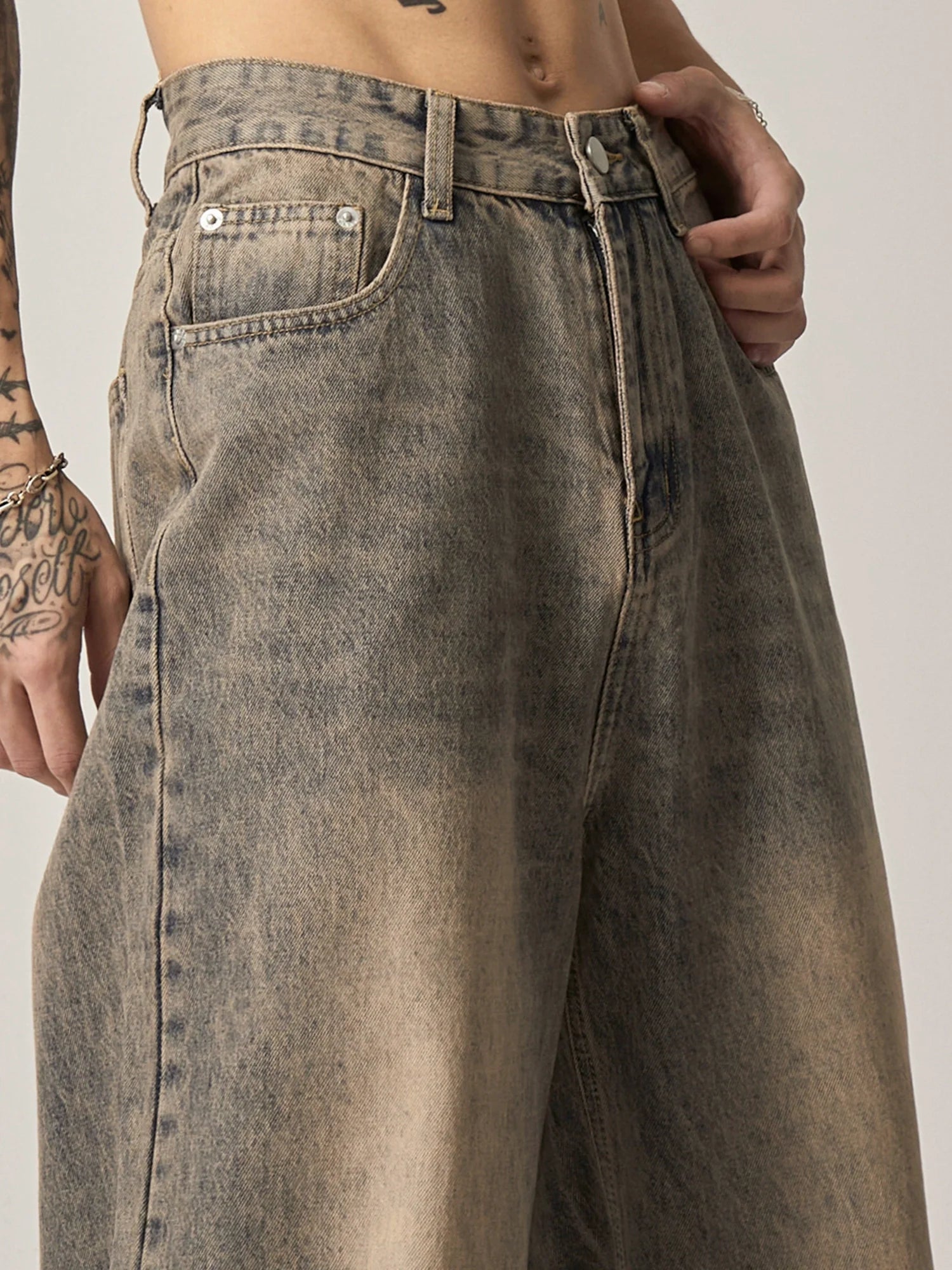 Sandstorm Fade Ultra-Wide Leg Vintage Jeans