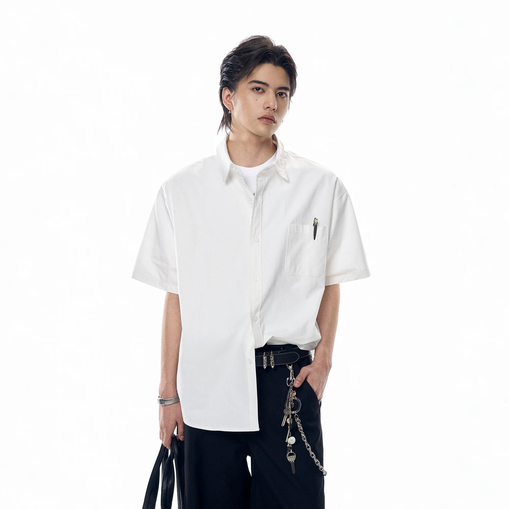 Clean Slate Boxy Short-Sleeve Shirt