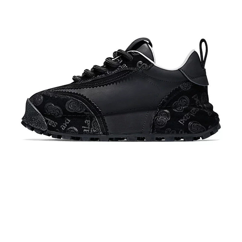 LuxeTrail Embossed Sneakers