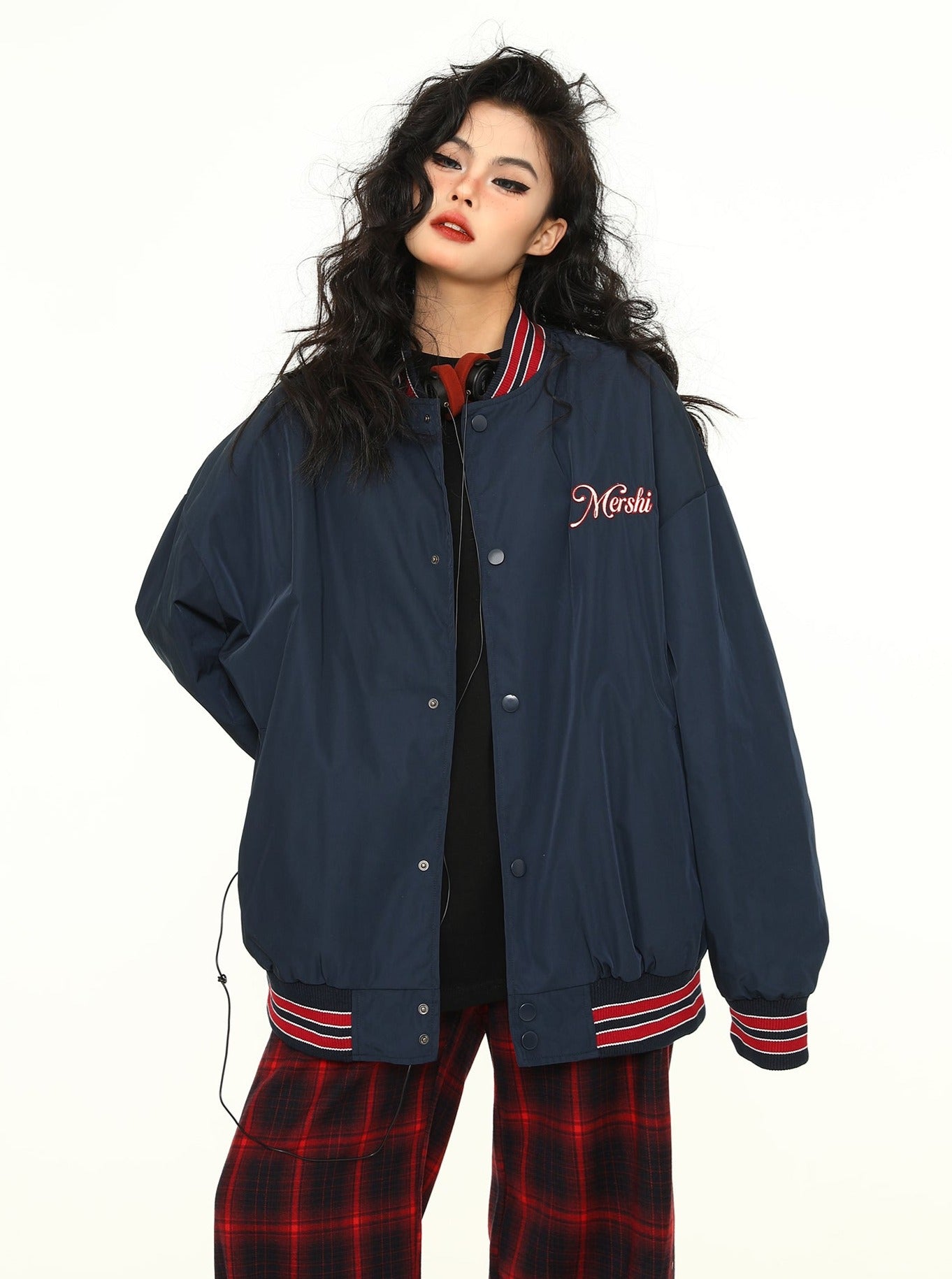 Varsity-Style Bomber Jacket