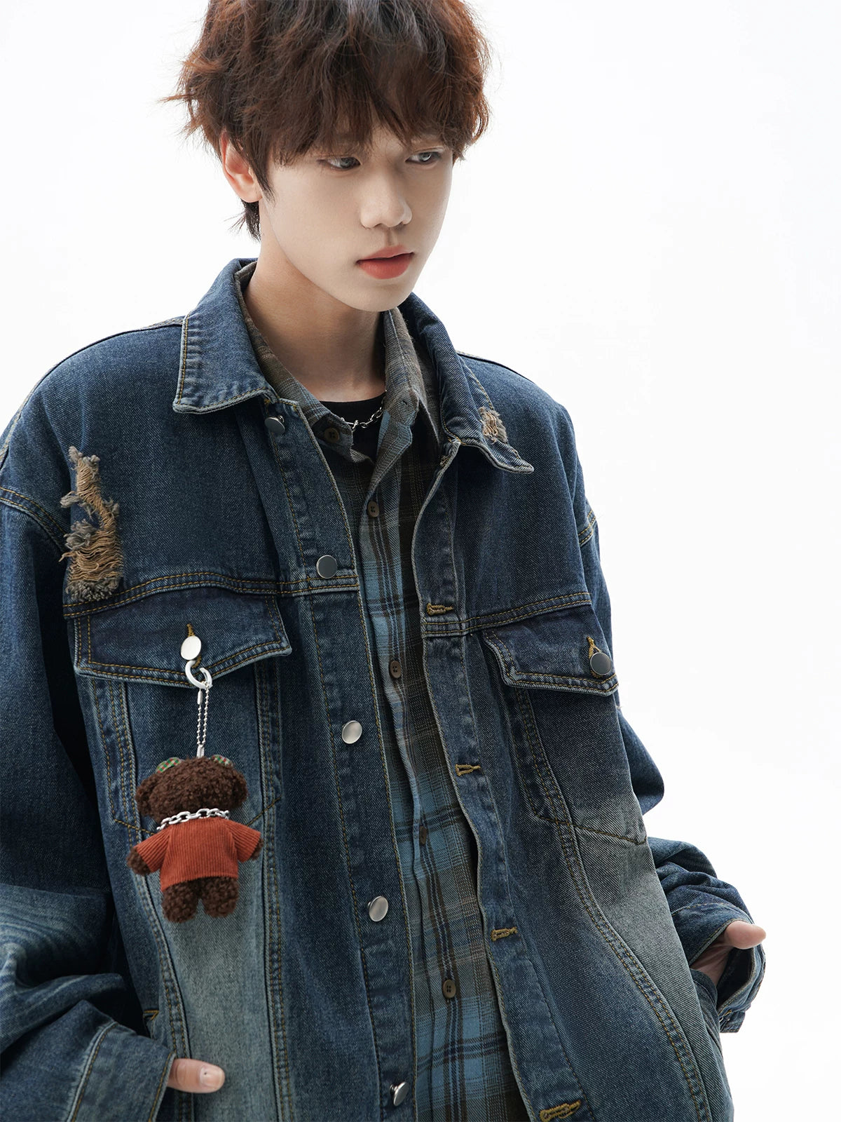 Patch Vintage Denim Jacket