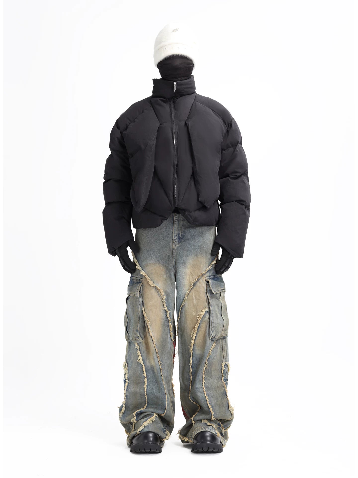 Nebula Shell Sculpted Puffer Jacket