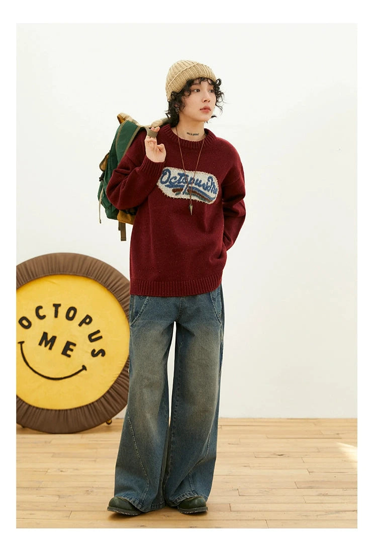 octopusme Vintage-Inspired Sweater