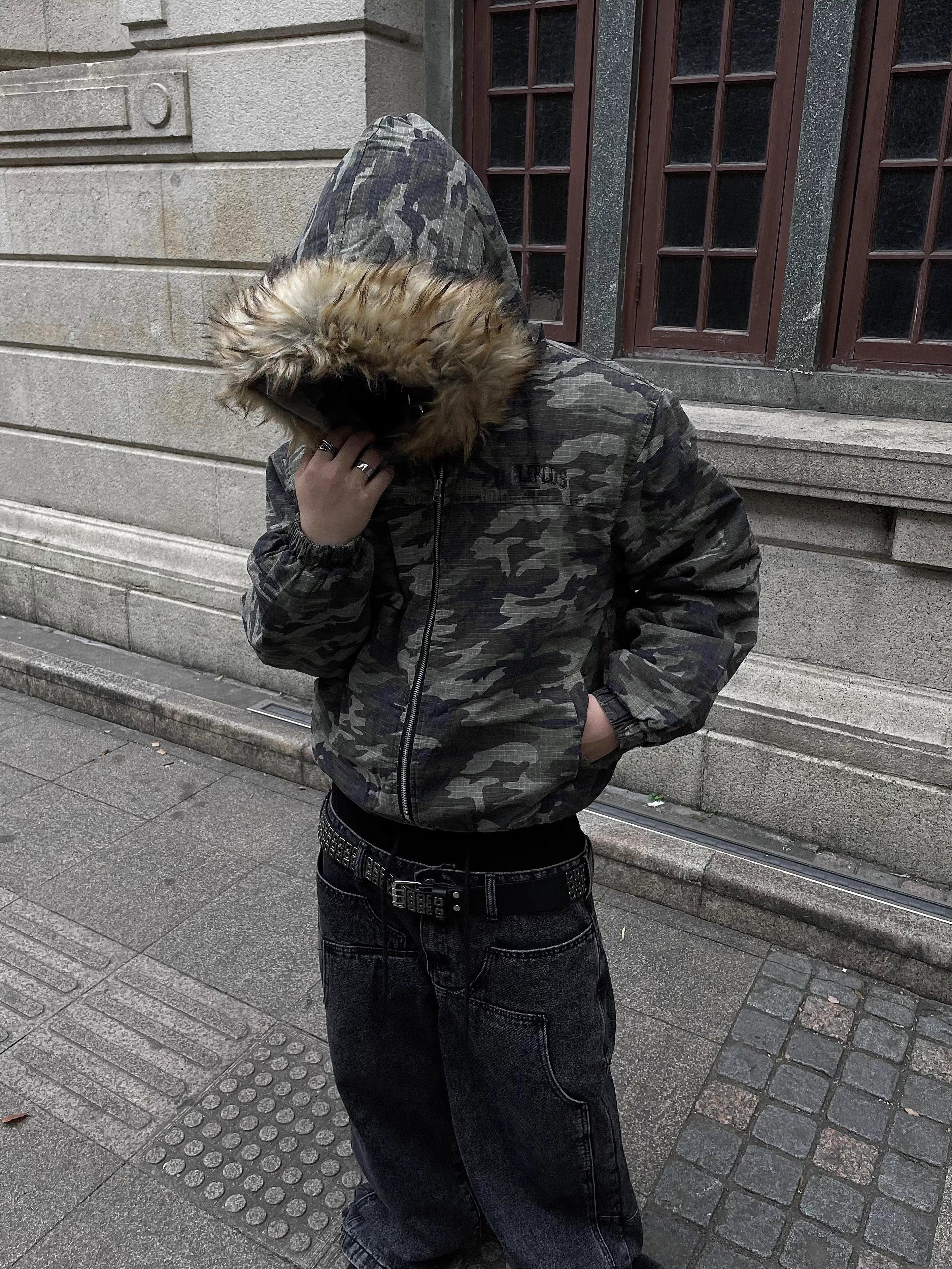 Camo Arctic Faux Fur Parka