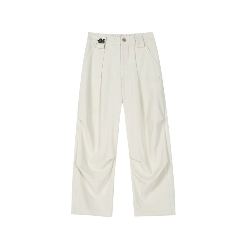 Archive Pleated Wide-Leg Trousers