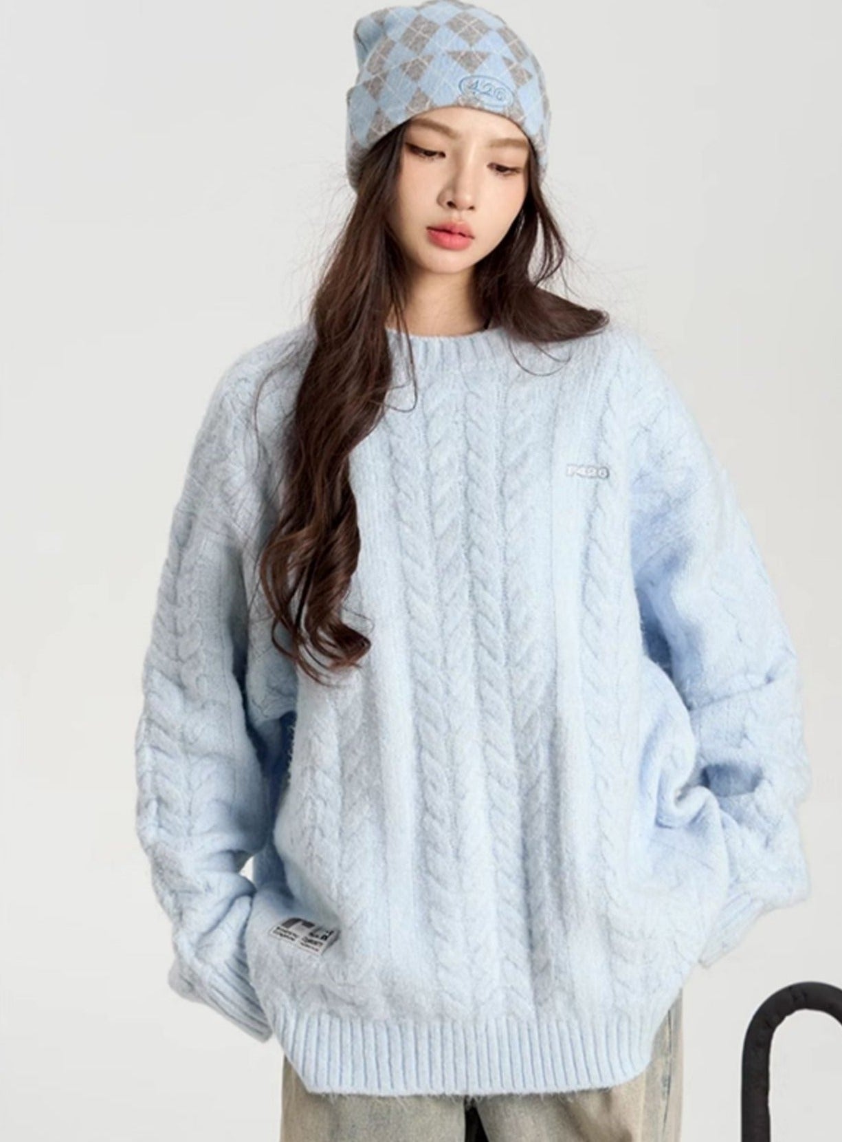 Hip-Hop Versatile Twist Knit Sweater - chiclara