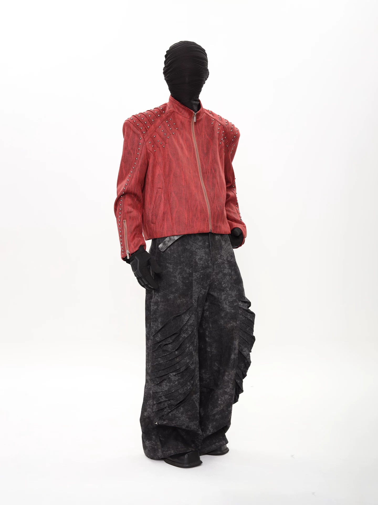 Nocturne Shrapnel Studded Rider Jacket