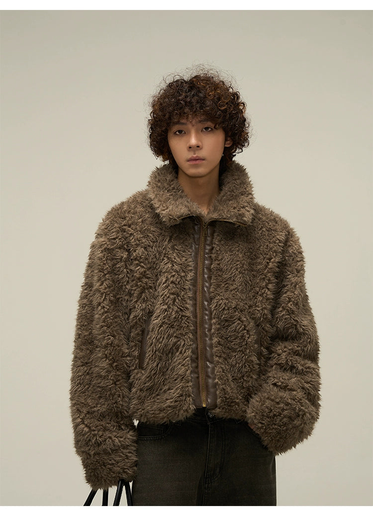 Mocha Cloud Shearling Jacket