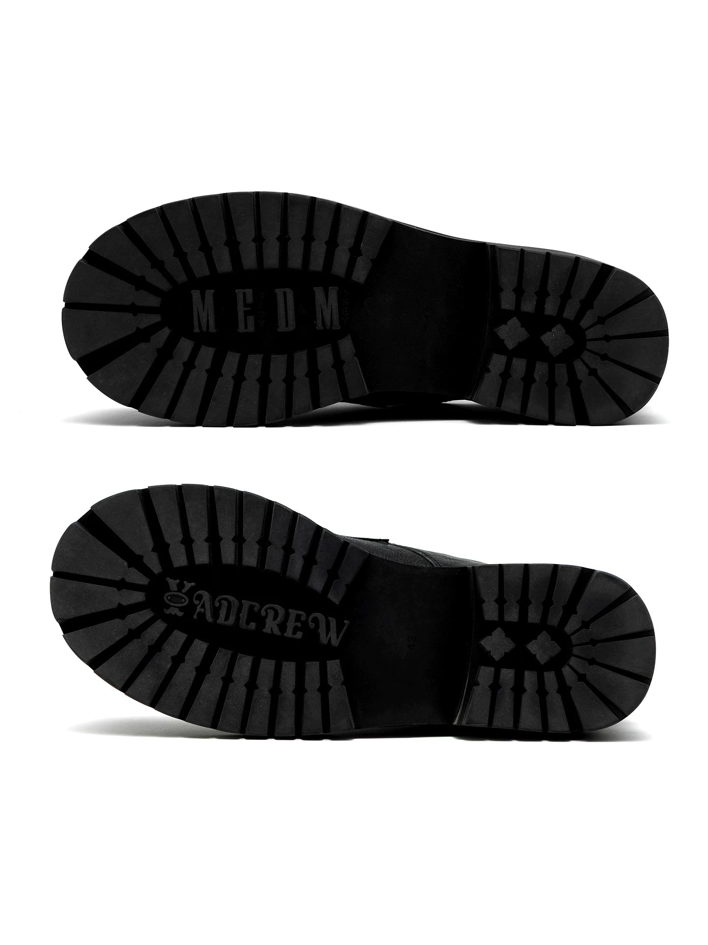 Strap Detail Chunky Sole Derby Shoes