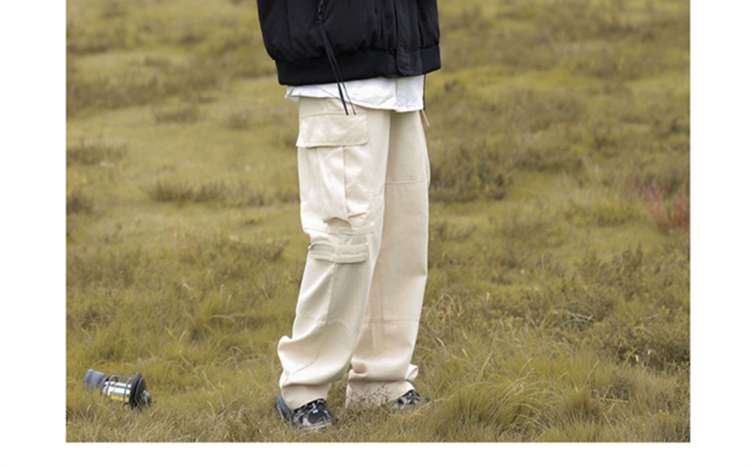 Oversized  Bomber Jacket with Ribbed Collar and Cuffs