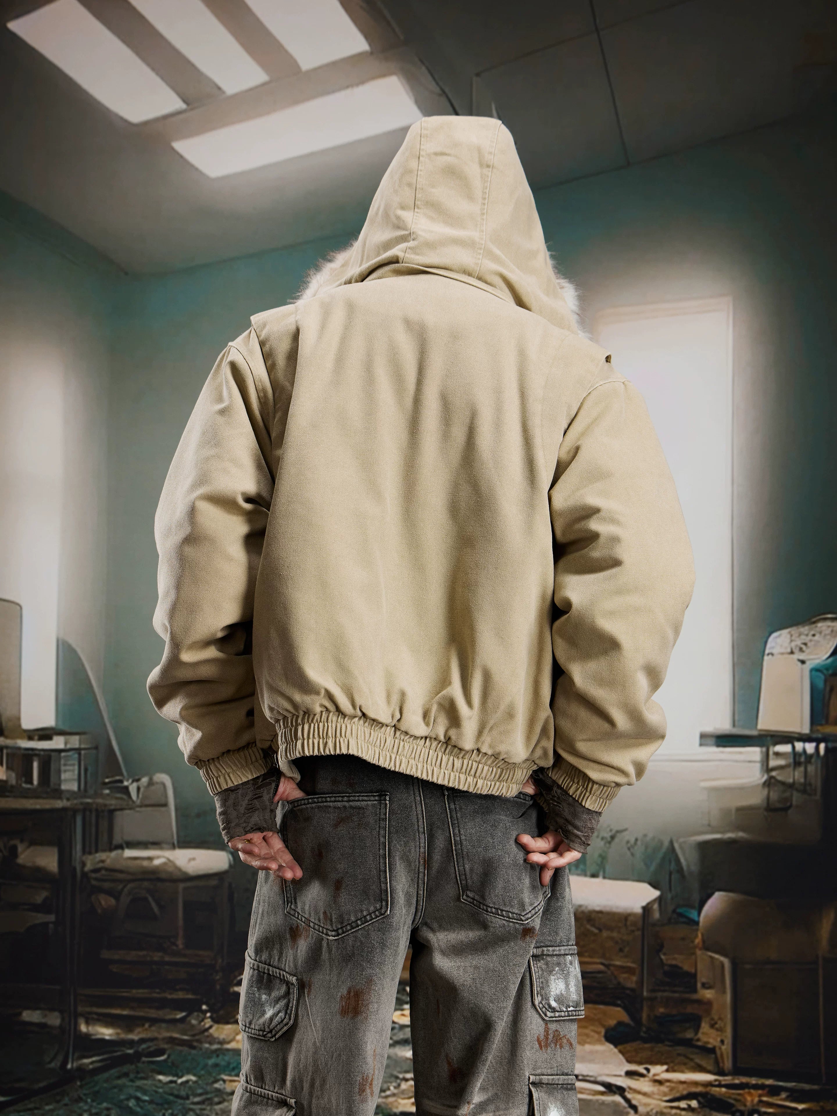 Frostlined Canvas Nomad Hooded Jacket