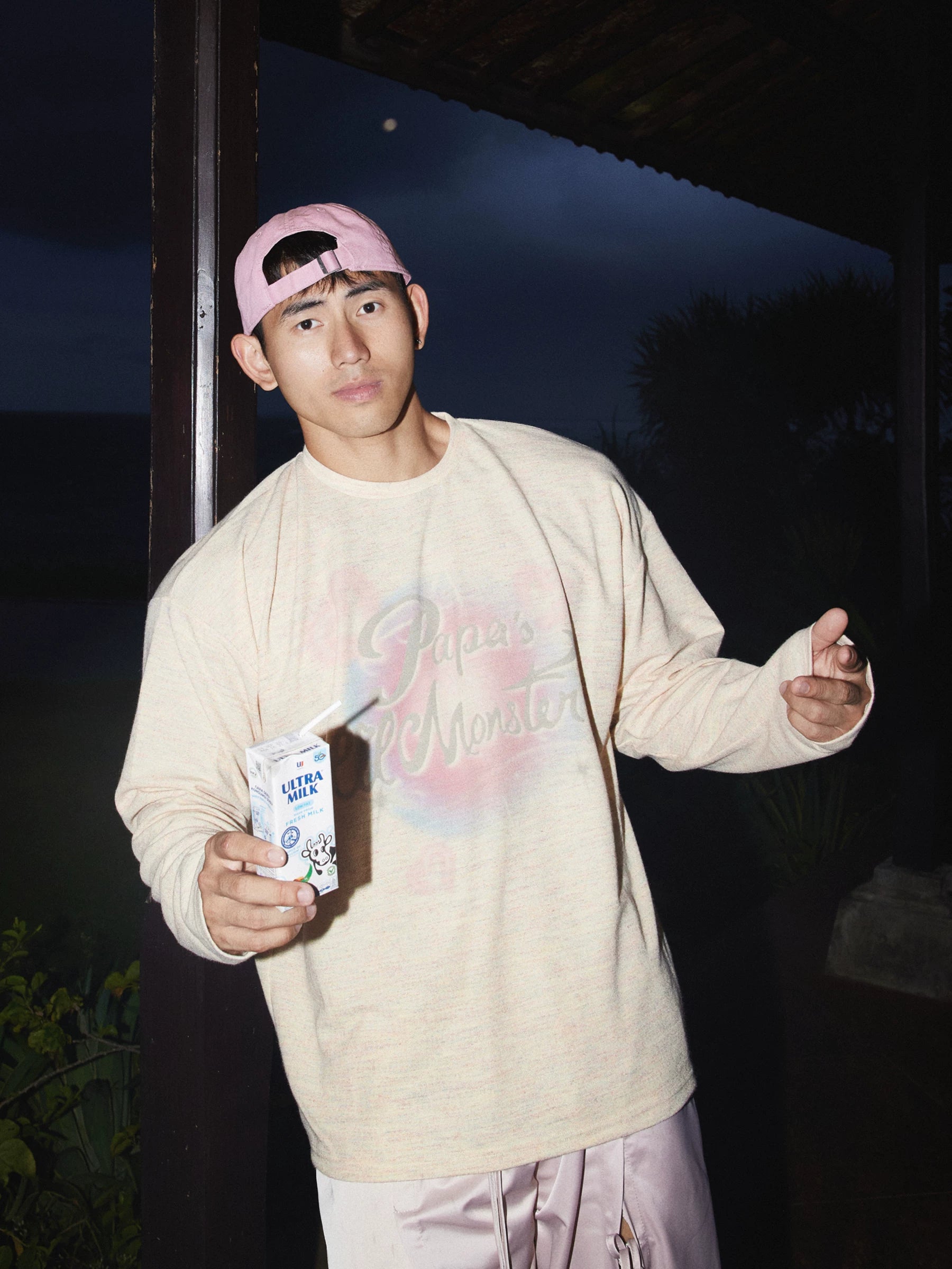 Pastelfade Graphic Long Sleeve Tee