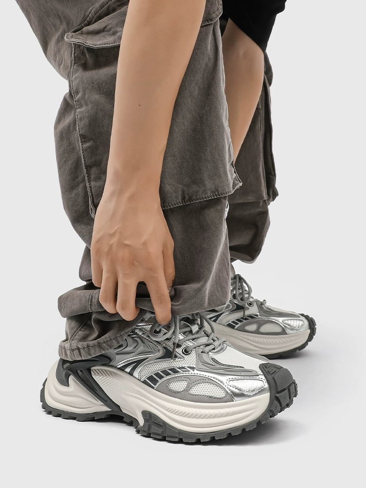 Dynamic Chunky Futuristic Sneakers