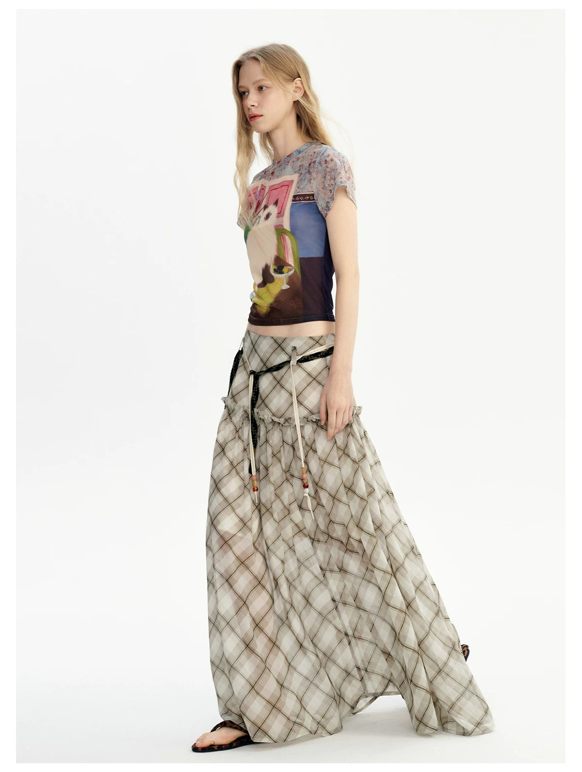 Prairie Lattice Breeze Maxi Skirt