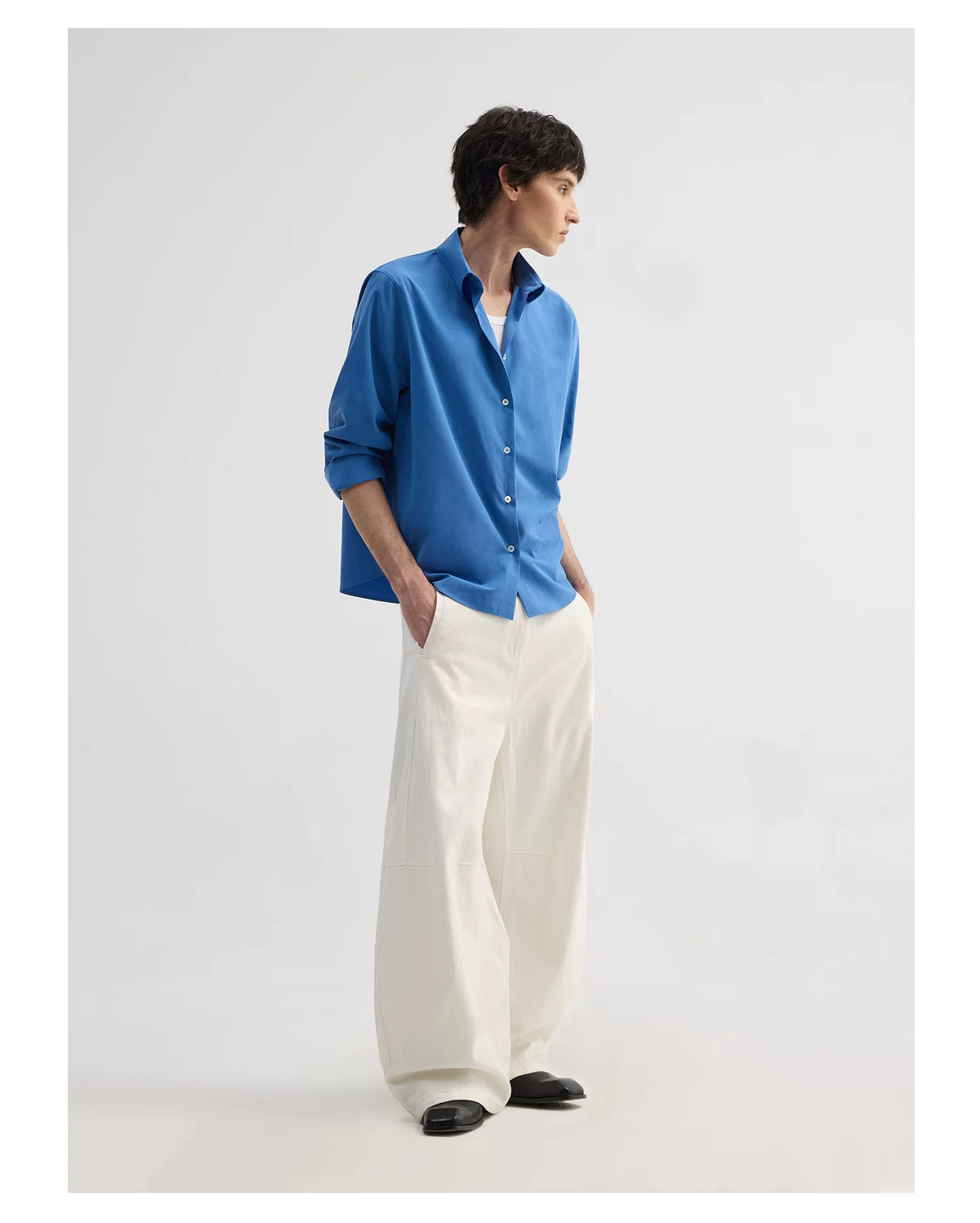 Caspian Minimal Long-Sleeve Shirt