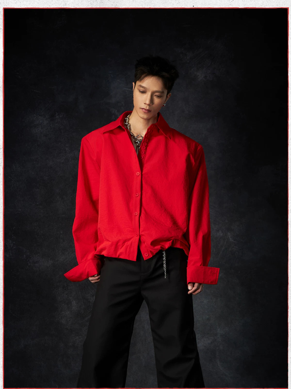 Current Draped Poplin Shirt