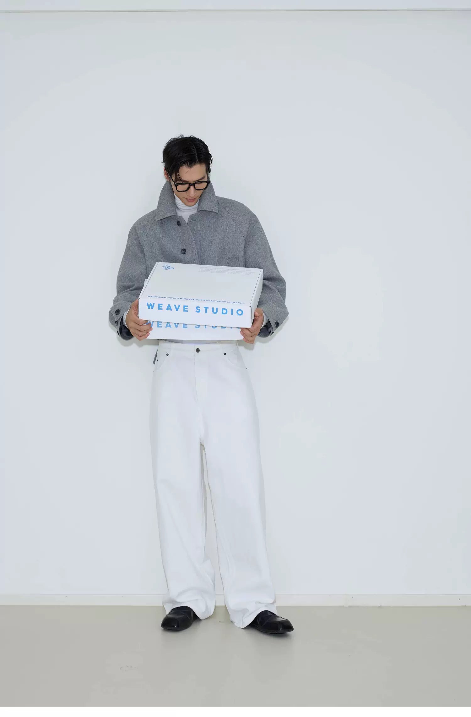 Granite Loft Cropped Wool Blouson