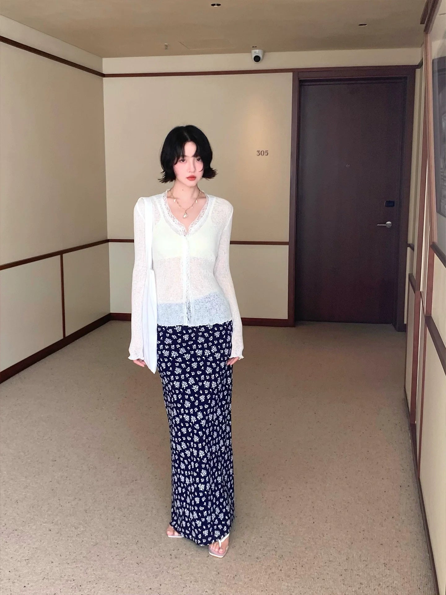 Sheer Button Up Cardigan