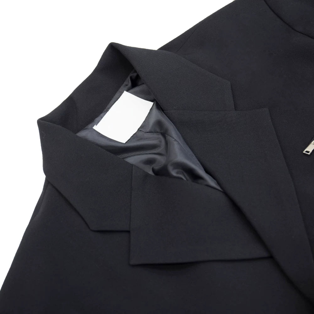 Slate Axis Zip Blazer